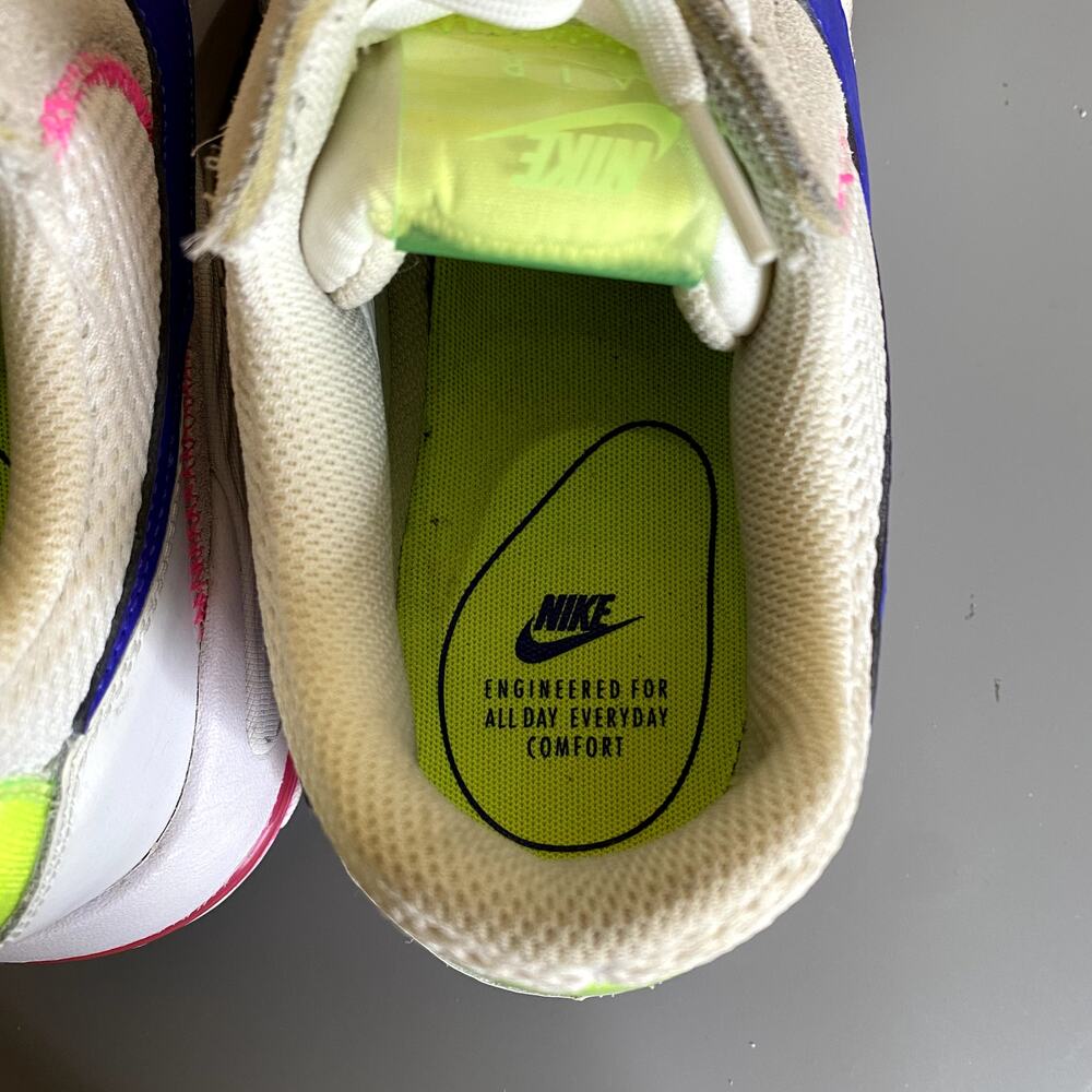 NIKE Air Max Excee Women's White Indigo Pink Volt Sneakers Size 11 - Picture 3 of 10